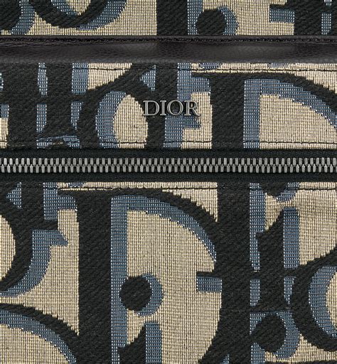 Sac à dos Rider Toile jacquard Maxi Dior Oblique noir